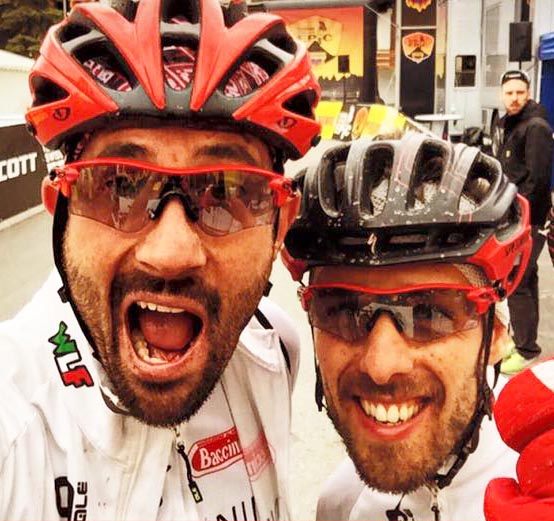 Marco Baccini e Matteo Bravaccini alla Swiss Epic